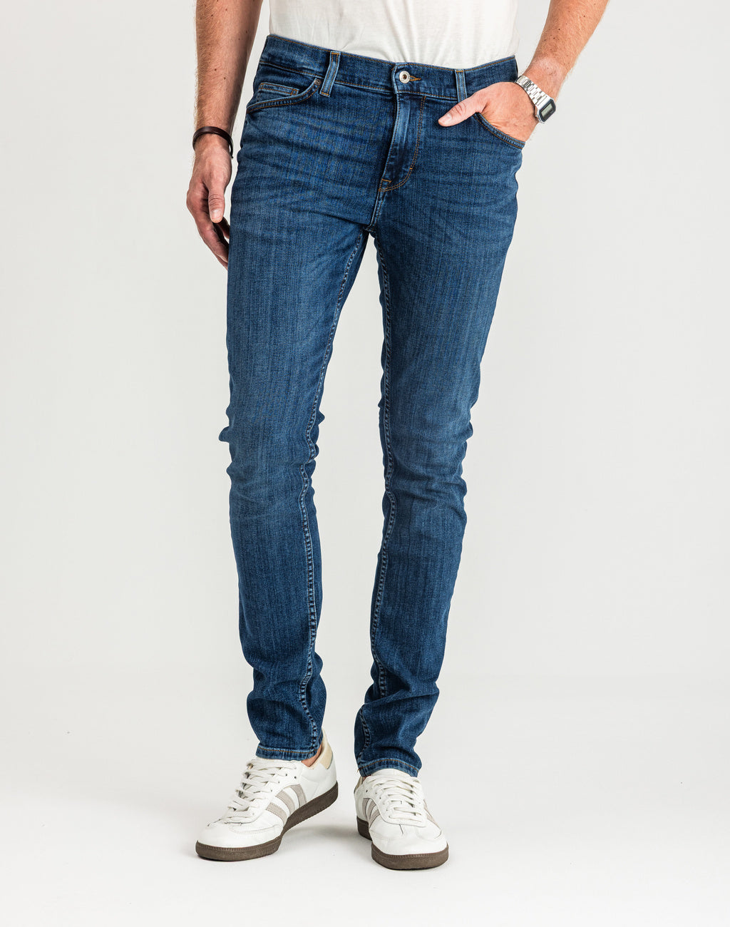 Spodnie Męskie Jeansowe Mustang Frisco Skinny Denim Blue 1015049 5000 883