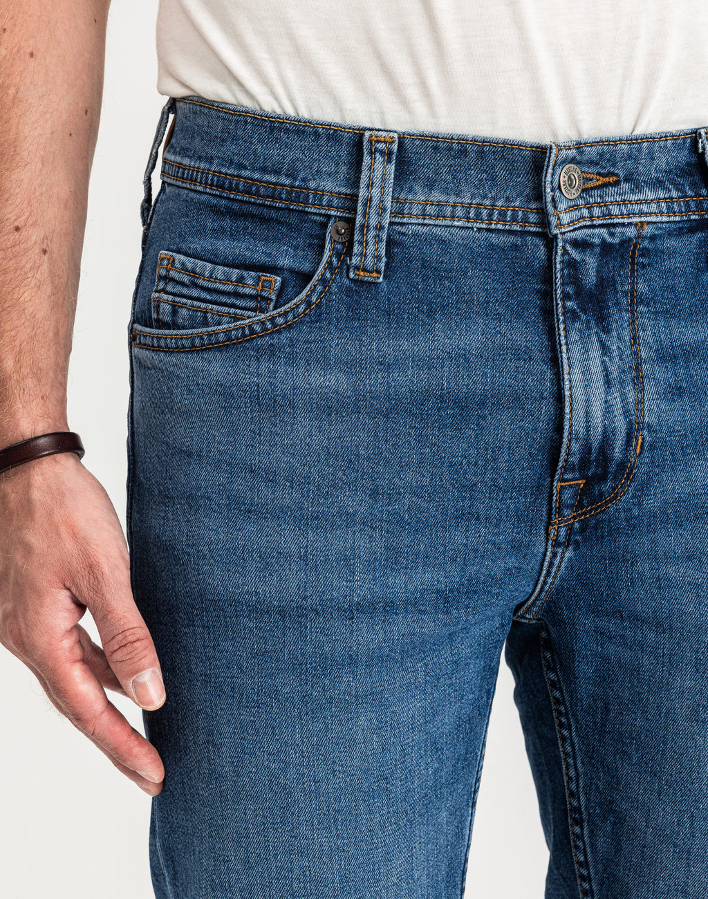 Spodnie Męskie Jeansowe Mustang Vegas Slim Denim Blue 1015350 5000 682