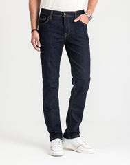 Męskie Spodnie Jeansowe Mustang Washington Straight Denim Blue 1015351 5000 940