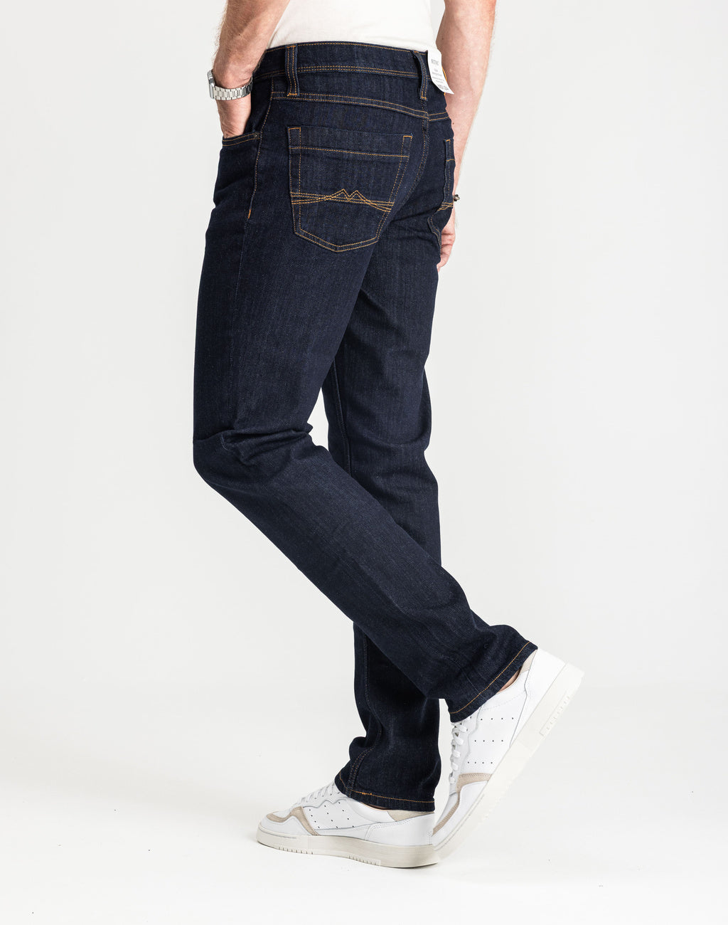 Męskie Spodnie Jeansowe Mustang Washington Straight Denim Blue 1015351 5000 940