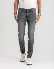 Męskie Spodnie Jeansowe Mustang Style Frisco Skinny Denim Black 1017118 4000 203