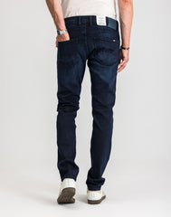 Męskie Spodnie Jeansowe Mustang Style Oregon Tapered Denim Blue 1017122 5000 801