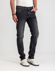 Męskie Spodnie Jeansowe Mustang Style Oregon Tapered Denim Black 1017124 4000 800