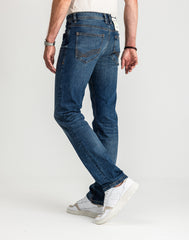 Męskie Spodnie Jeansowe Tom Tailor Marvin Used Mid Stone Proste 1007858 10119