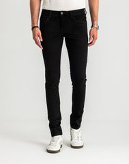 Męskie Spodnie Jeansowe Tom Tailor Troy Czarne Slim Fit 1021160 10270