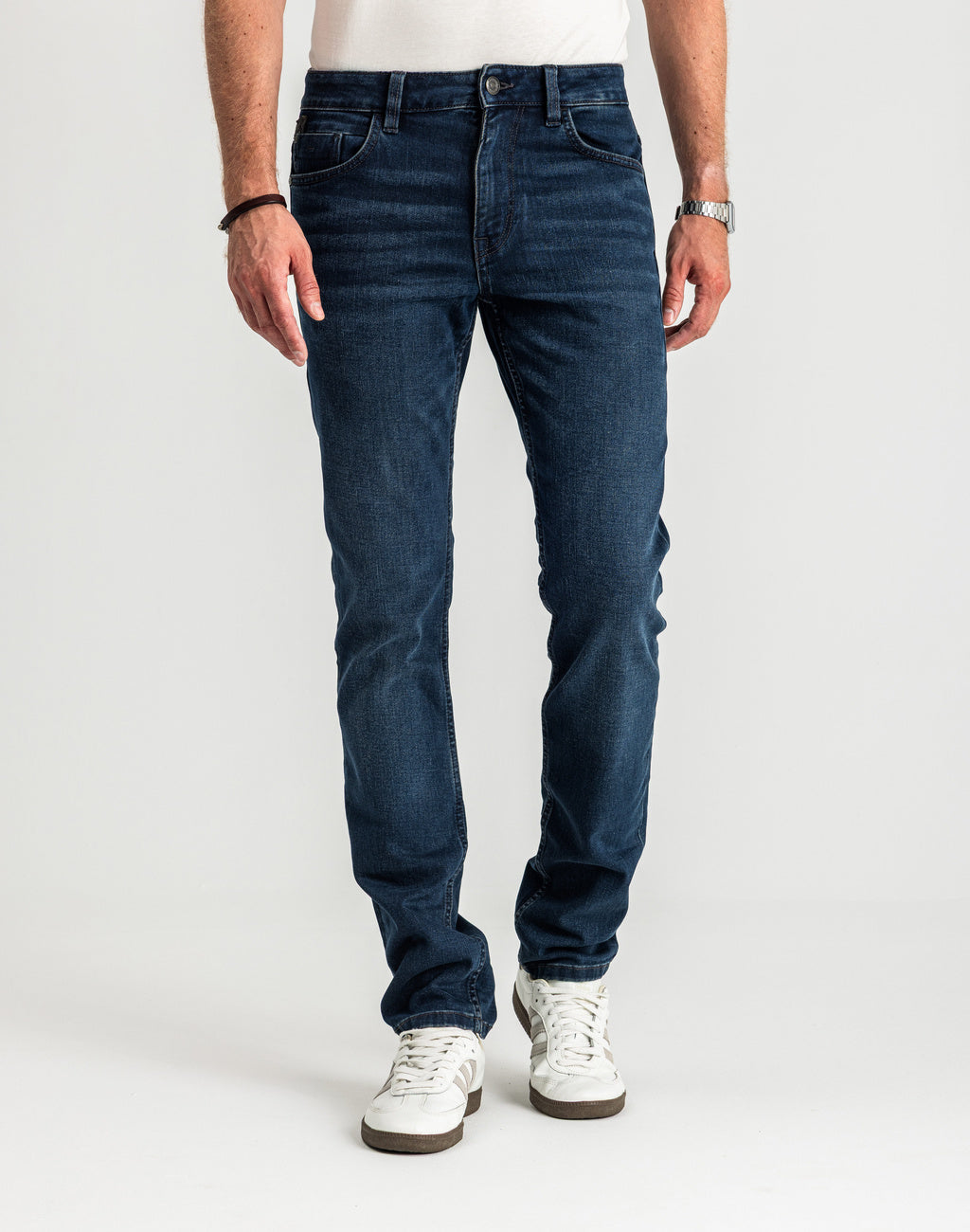 Męskie Spodnie Jeansowe Tom Tailor Josh Dark Stone Blue Black Denim 1021434 10173