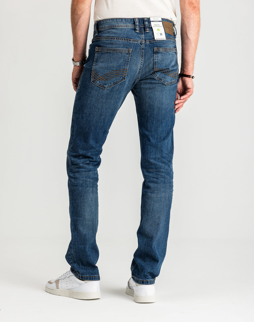 Męskie Spodnie Jeansowe Marvin Straight Mid Stone Blue Grey Denim 1047981 10162
