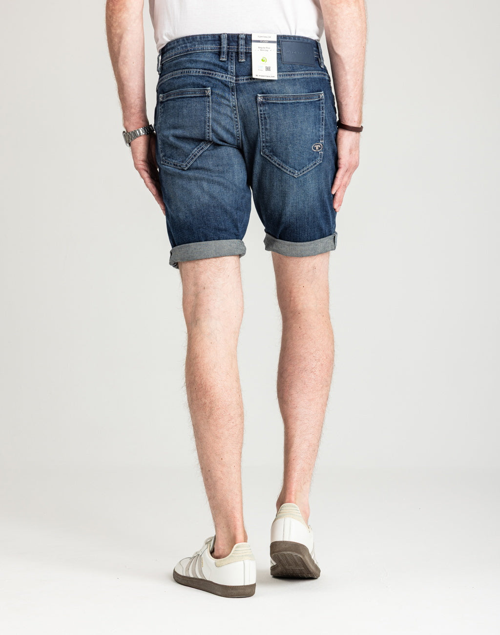 Męskie Krótkie Spodenki Tom Tailor TTJosh Regular Slim Jeans Short 1044973