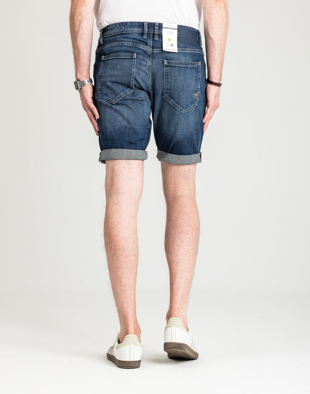 Męskie Krótkie Spodenki Tom Tailor TTJosh Regular Slim Jeans Short 1044973