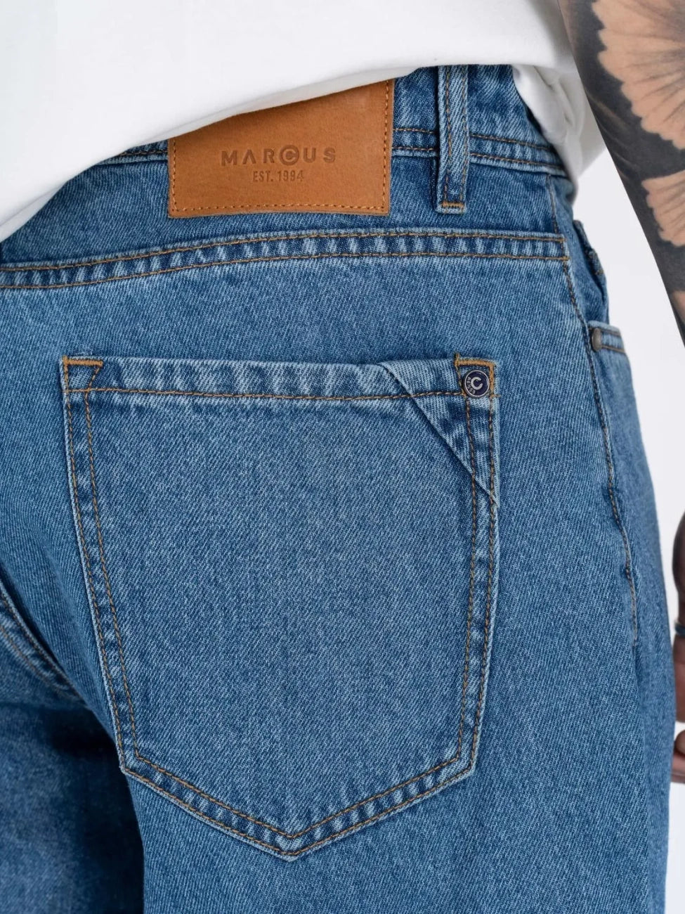 Męskie Spodnie Jeansowe Marcus Jason Z 2242 Arizona Blue Used 14-200326