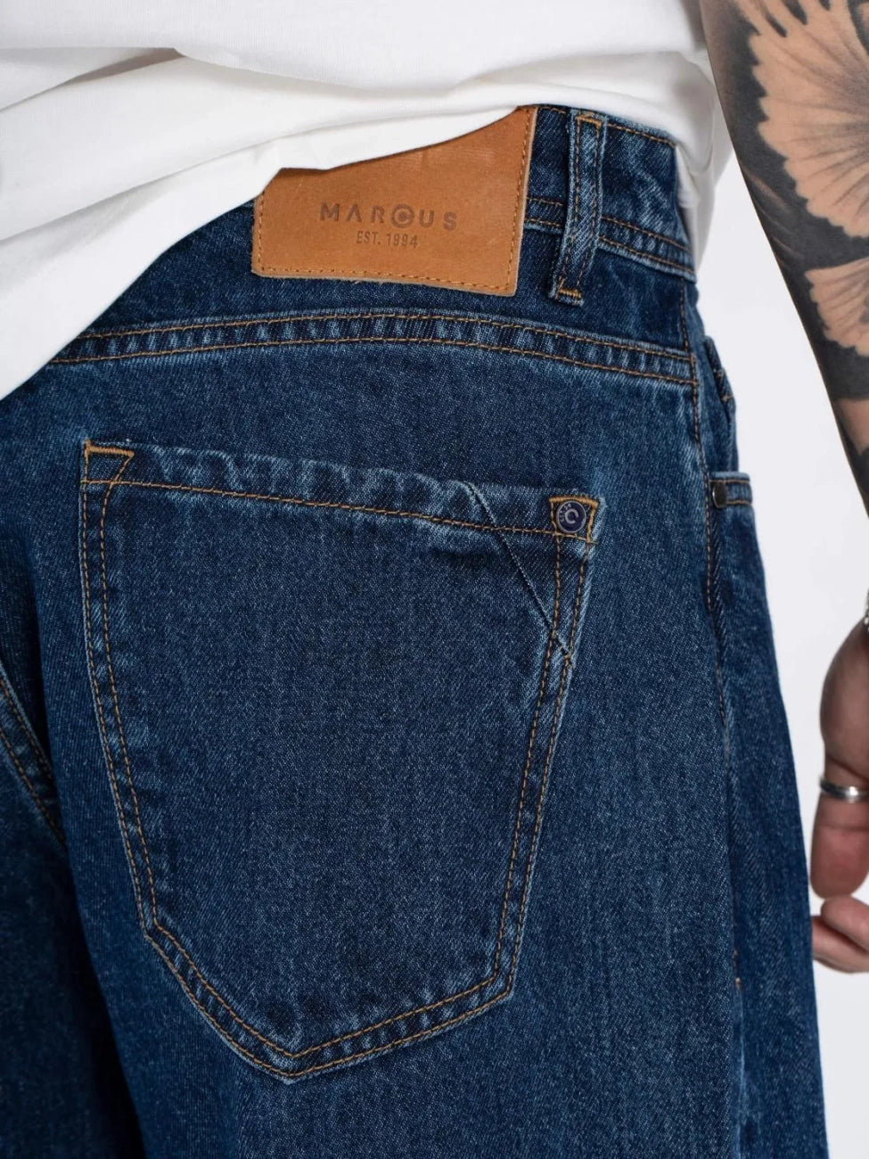 Męskie Spodnie Jeansowe Marcus Jason Z 2241 Miami Light Used 14-200325