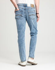 Męskie Spodnie Jeansowe Mustang Style Washington Straight Denim Blue 1016617 5000 202