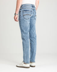 Męskie Spodnie Jeansowe Mustang Style Washington Straight Denim Blue 1016617 5000 202
