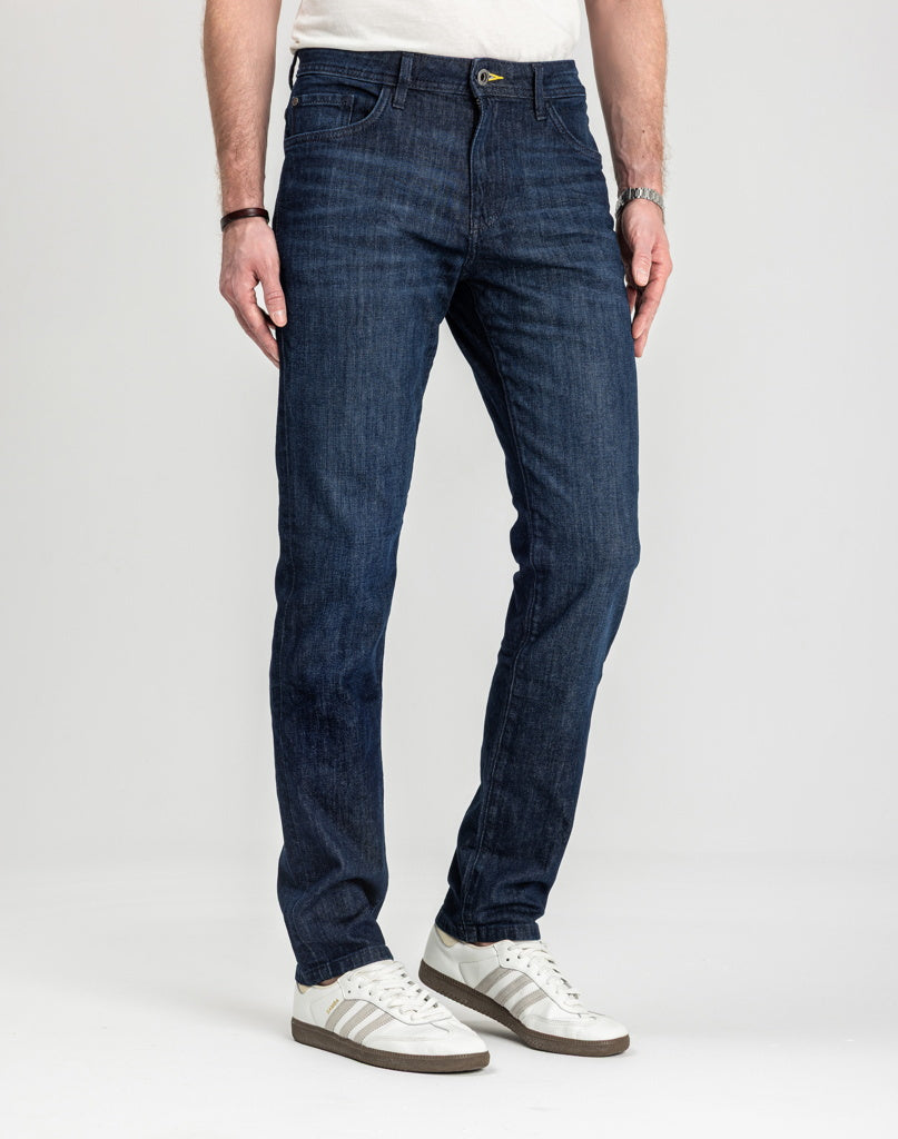 Męskie Spodnie Jeansowe Tom Tailor TTJOSH Regular Clean Rinsed Blue Denim 1048363 10115