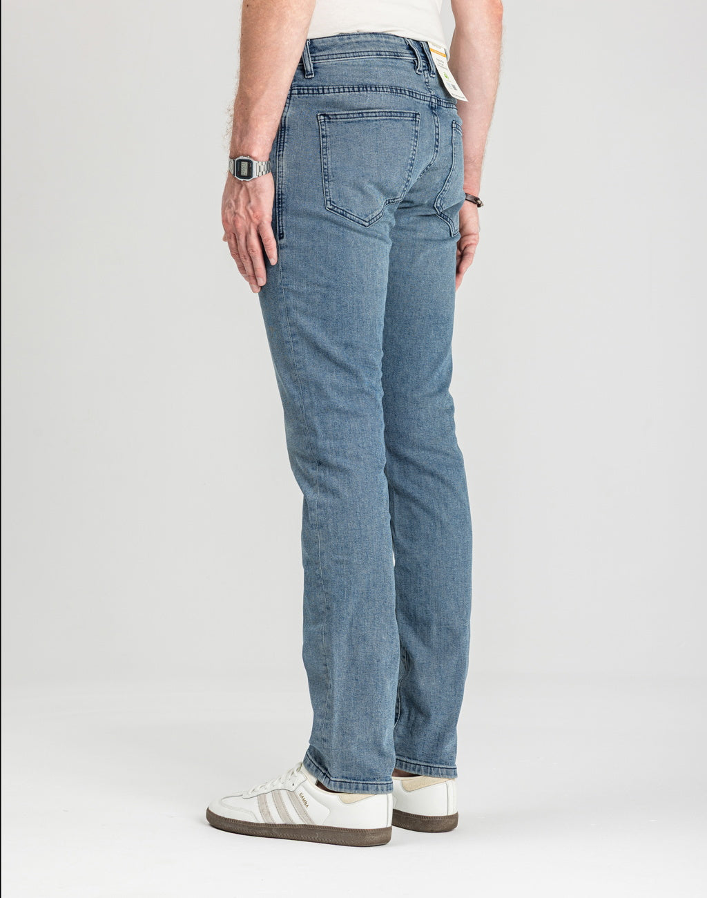 Męskie Spodnie Jeansowe Tom Tailor TTJOSH REGULAR Stone Blue Denim 1048363 10141