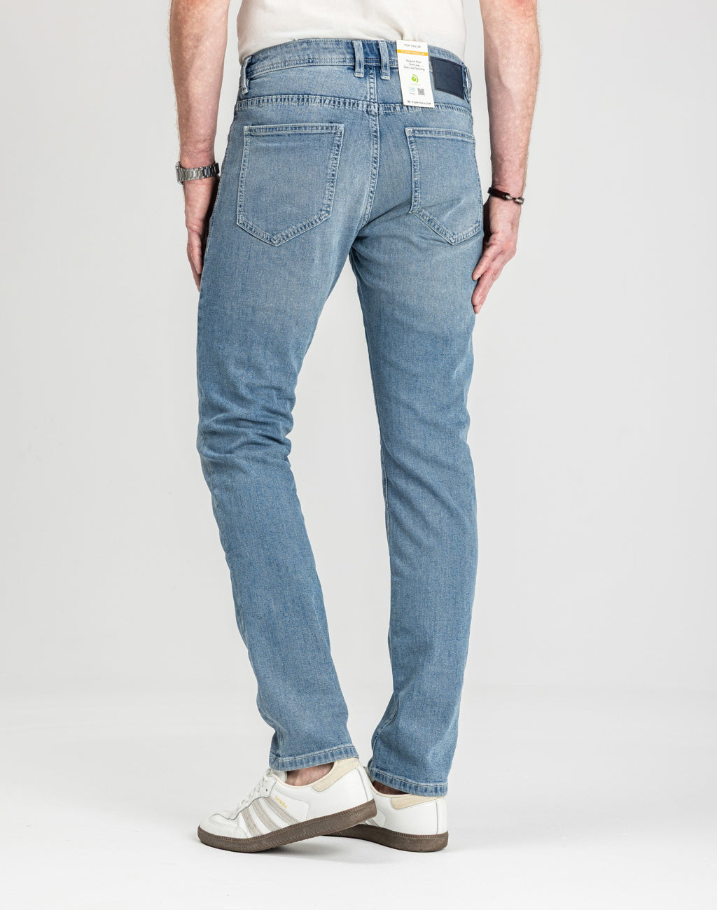 Męskie Spodnie Jeansowe Tom Tailor TTJOSH REGULAR stone wash denim 1048363 10283