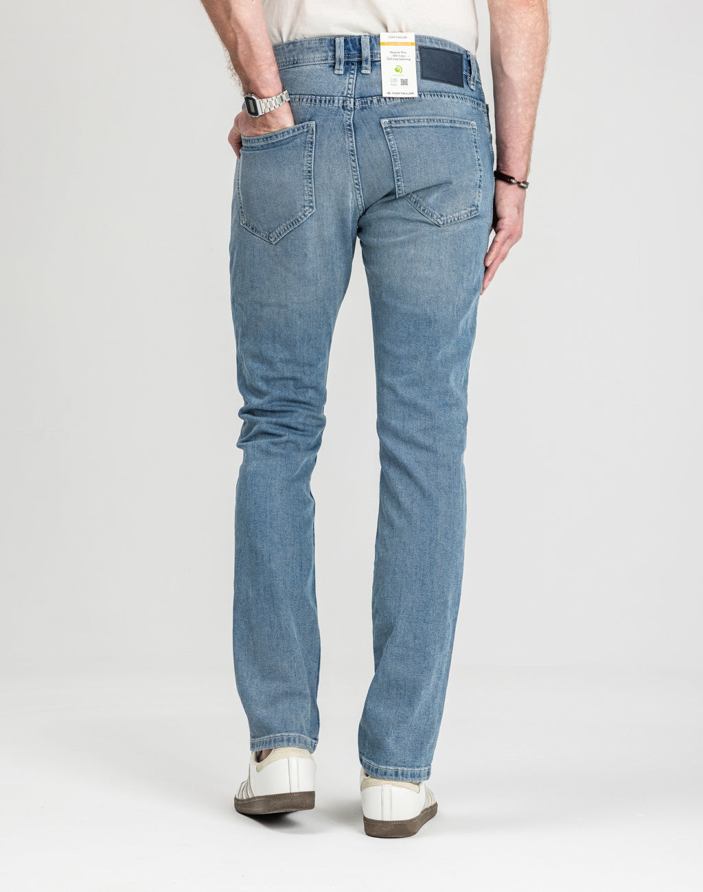 Męskie Spodnie Jeansowe Tom Tailor TTJOSH REGULAR stone wash denim 1048363 10283