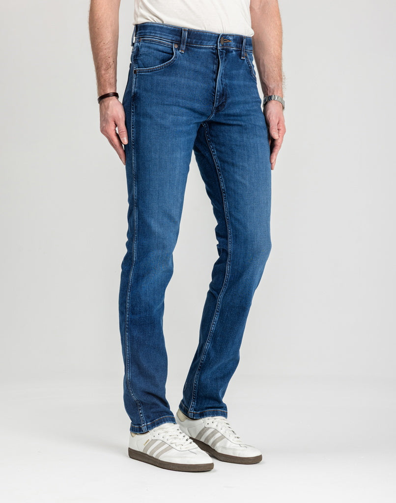 Męskie Spodnie Jeansowe Wrangler Greensboro Dandelion Summer 112364419
