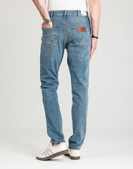 Męskie Spodnie Wrangler River Grey Light 112373002