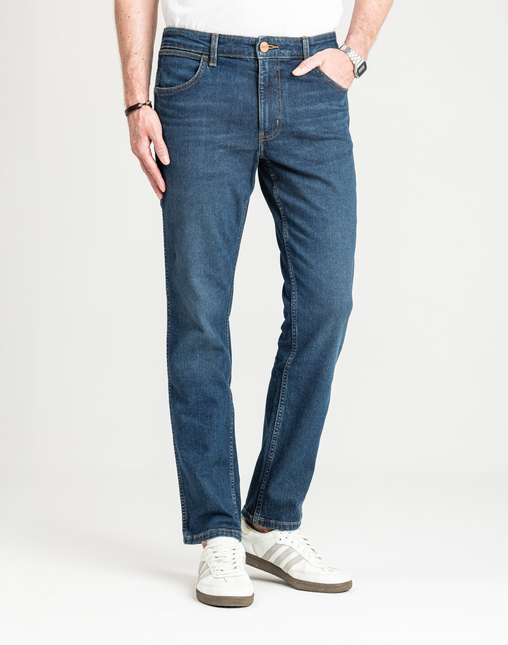 Męskie Spodnie Wrangler Greensboro Valor 112378459