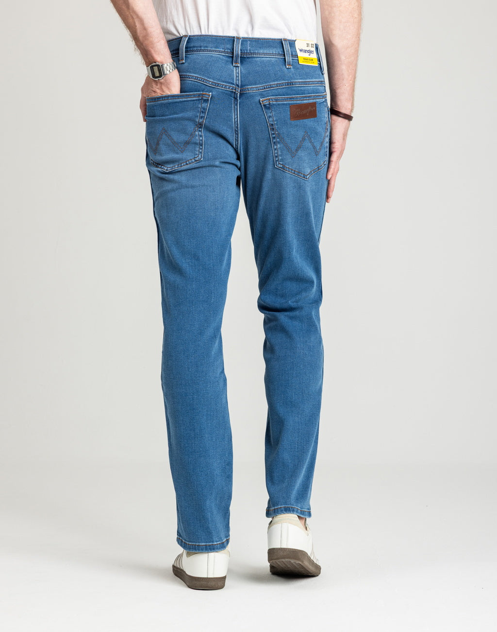 Męskie Spodnie Wrangler Texas Slim Light Visual 112378817