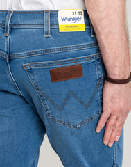 Męskie Spodnie Wrangler Texas Slim Light Visual 112378817