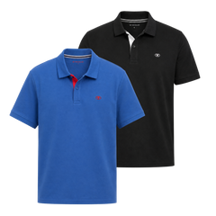 Dwupak Męska Koszulka Polo Tom Tailor Doublepack Polo Advanced Blue 1044879 11132