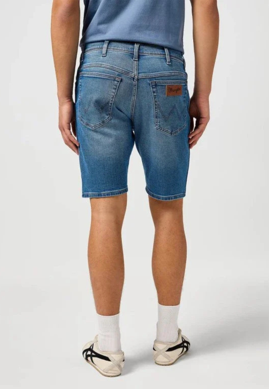 Szorty Męskie Wrangler Texas Shorts Sentinel Steel 112362507