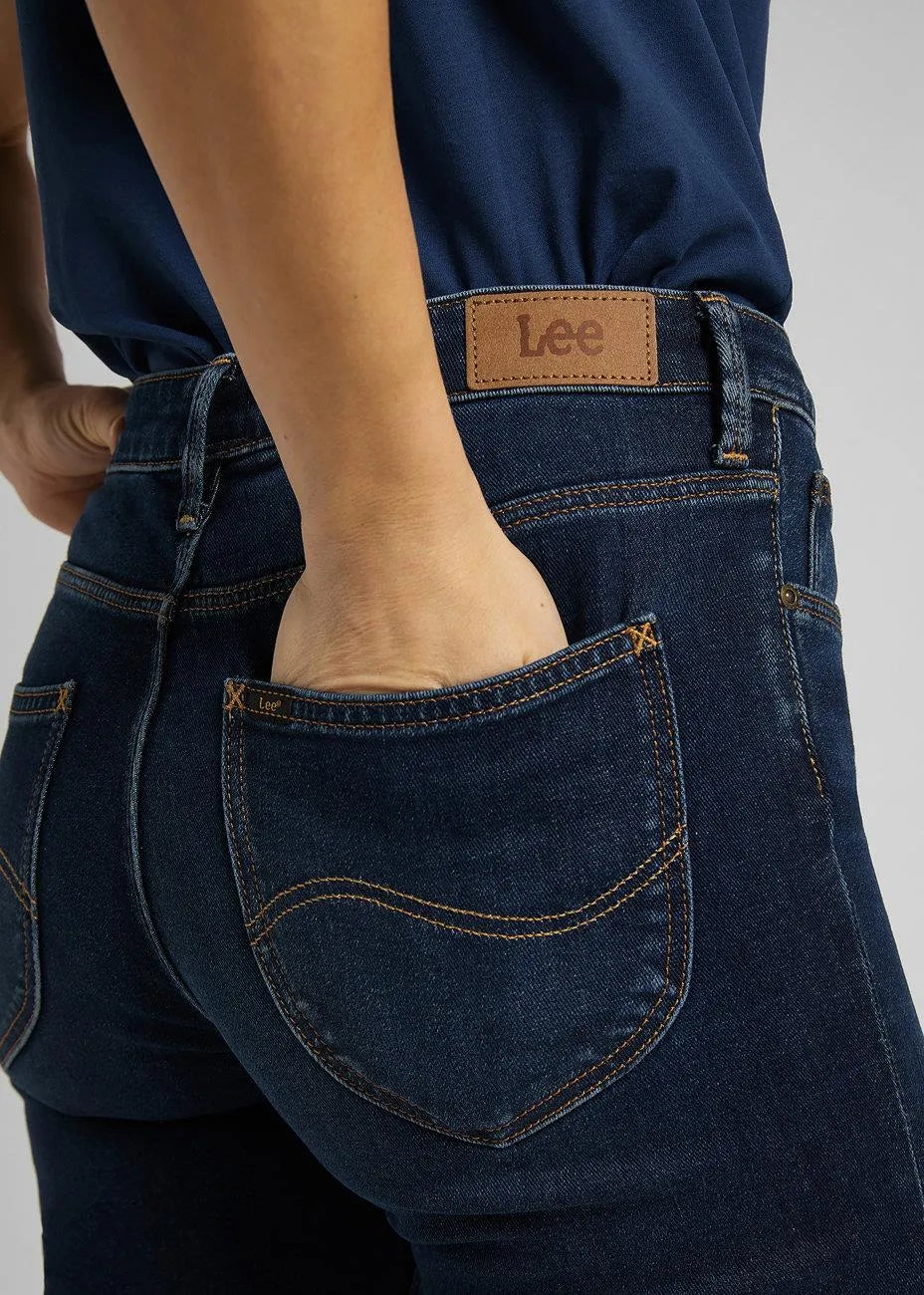 Damskie Spodnie Jeansowe Lee Elly Dark Rook L305NOXE 112106131