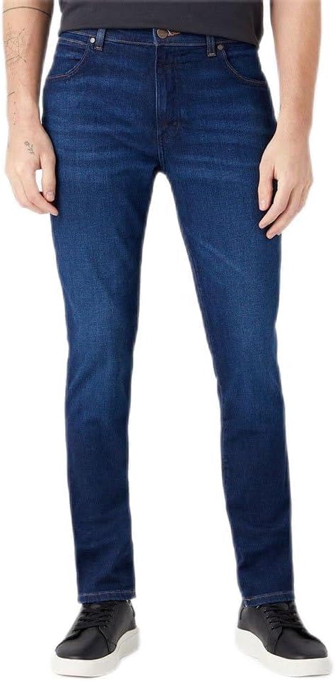 Męskie Spodnie Jeansowe Wrangler Larston Brushed Stone 112341429