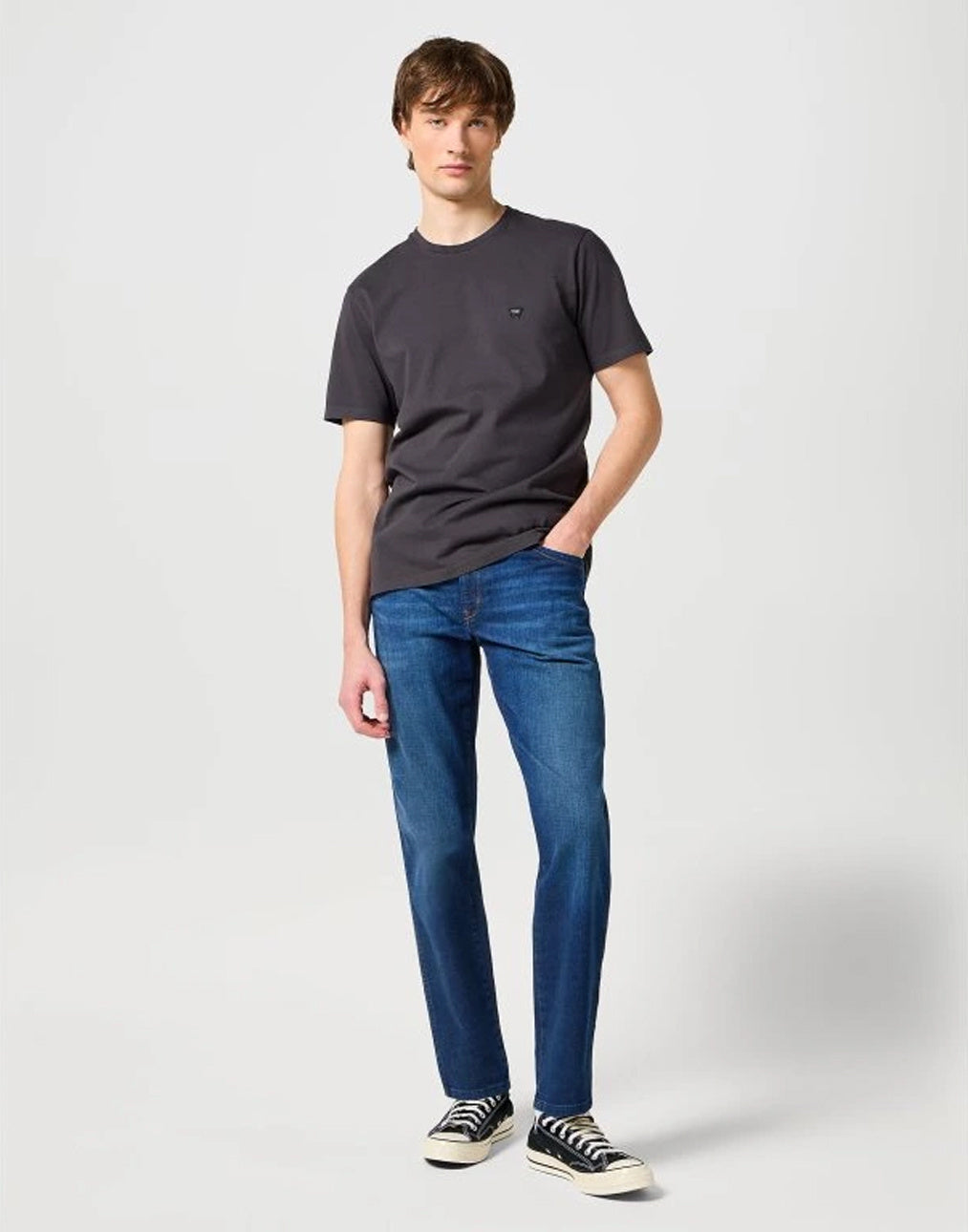 Męskie Spodnie Jeansowe Wrangler Texas Stretch Night Break W1219237 112126068