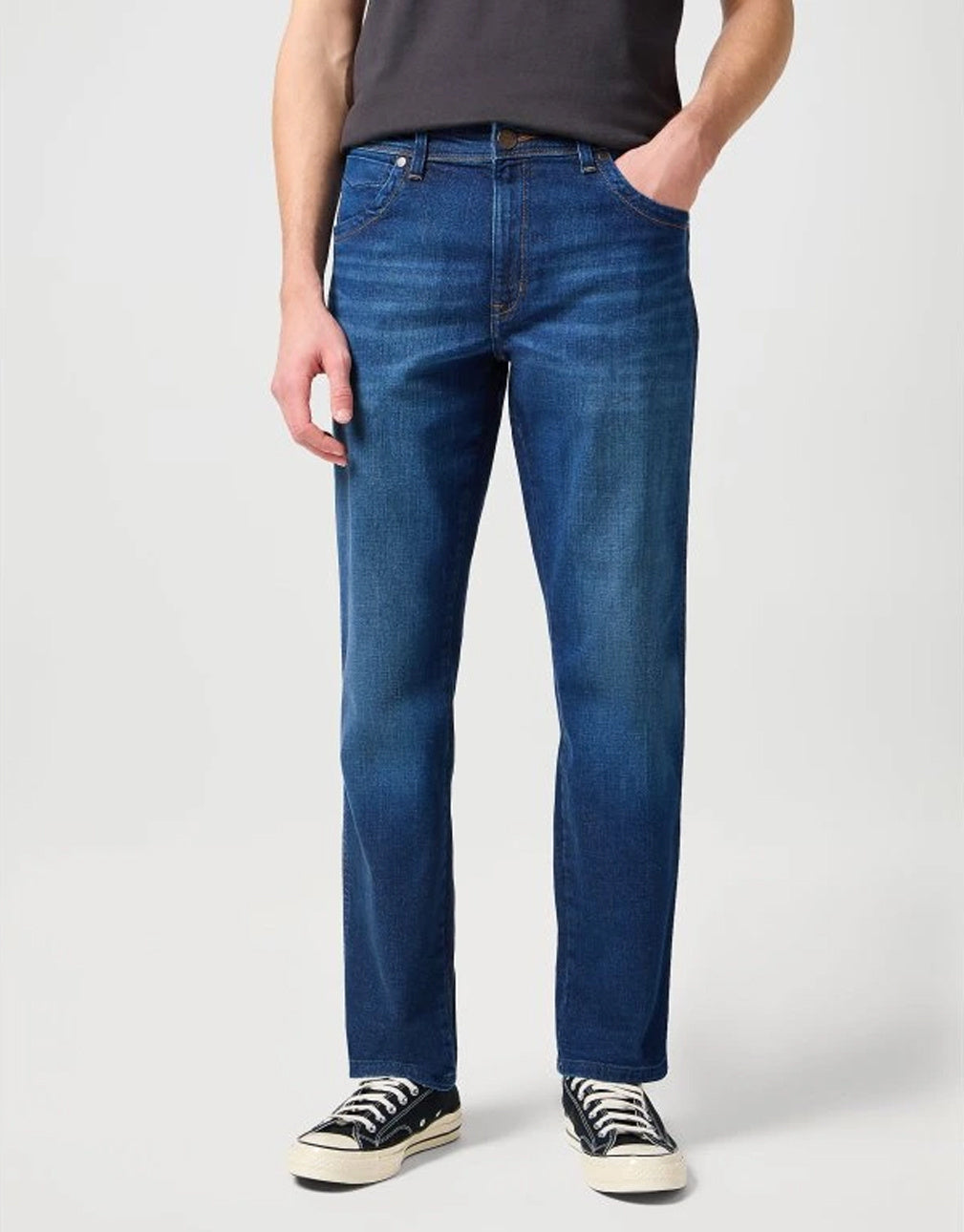 Męskie Spodnie Jeansowe Wrangler Texas Stretch Night Break W1219237 112126068