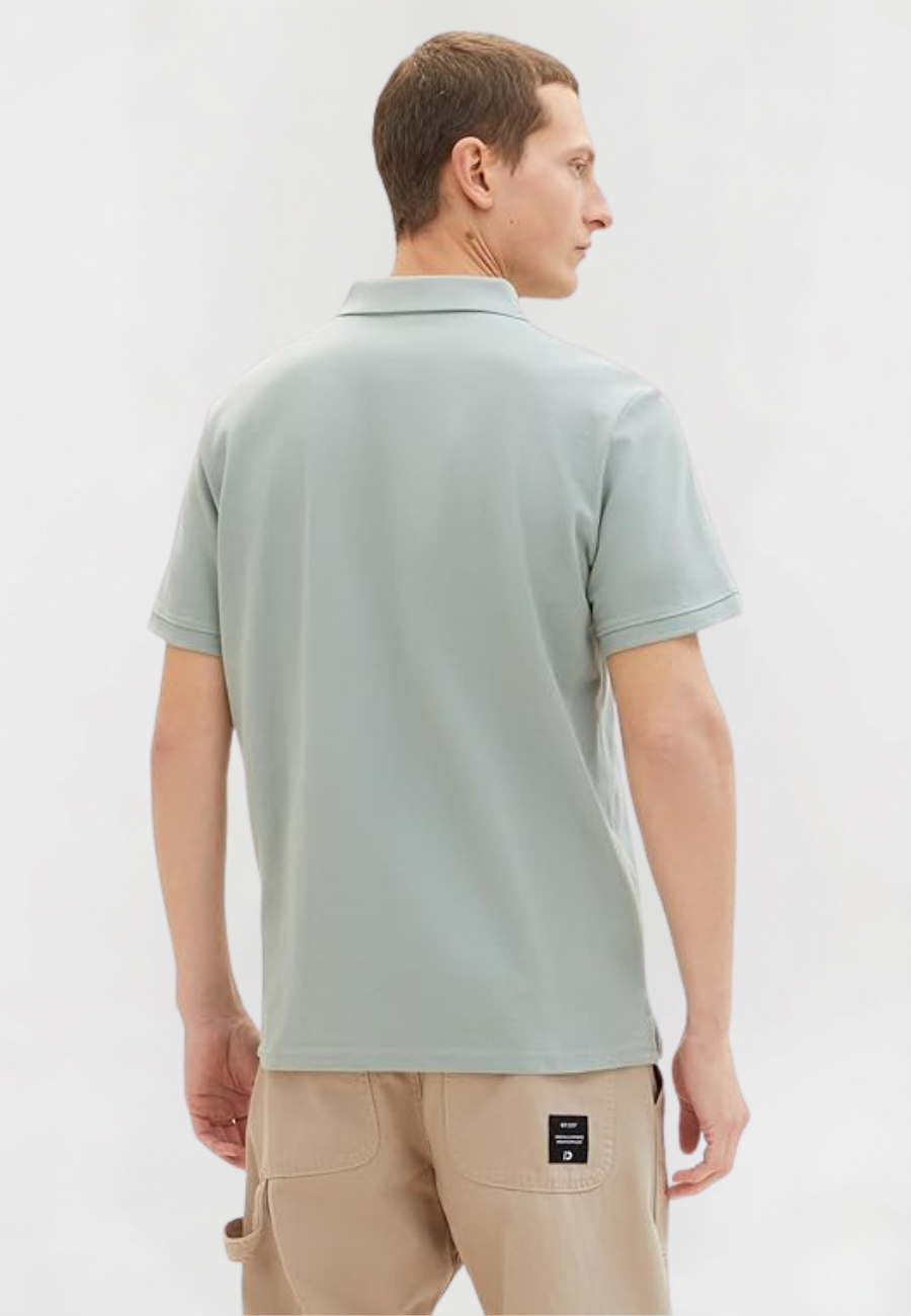 Męska Koszulka Polo Tom Tailor Basic Polo Iced Grey Mint 1031006 27842