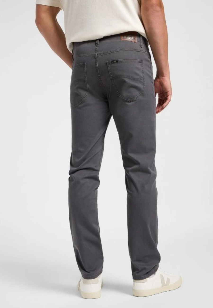 Męskie Spodnie Materiałowe Lee Slim Fit Mvp Static Gray 112363980