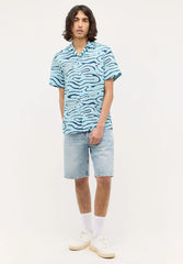 Męskie Szorty Mustang Style Denver Shorts Denim Blue 1015152 5000 212