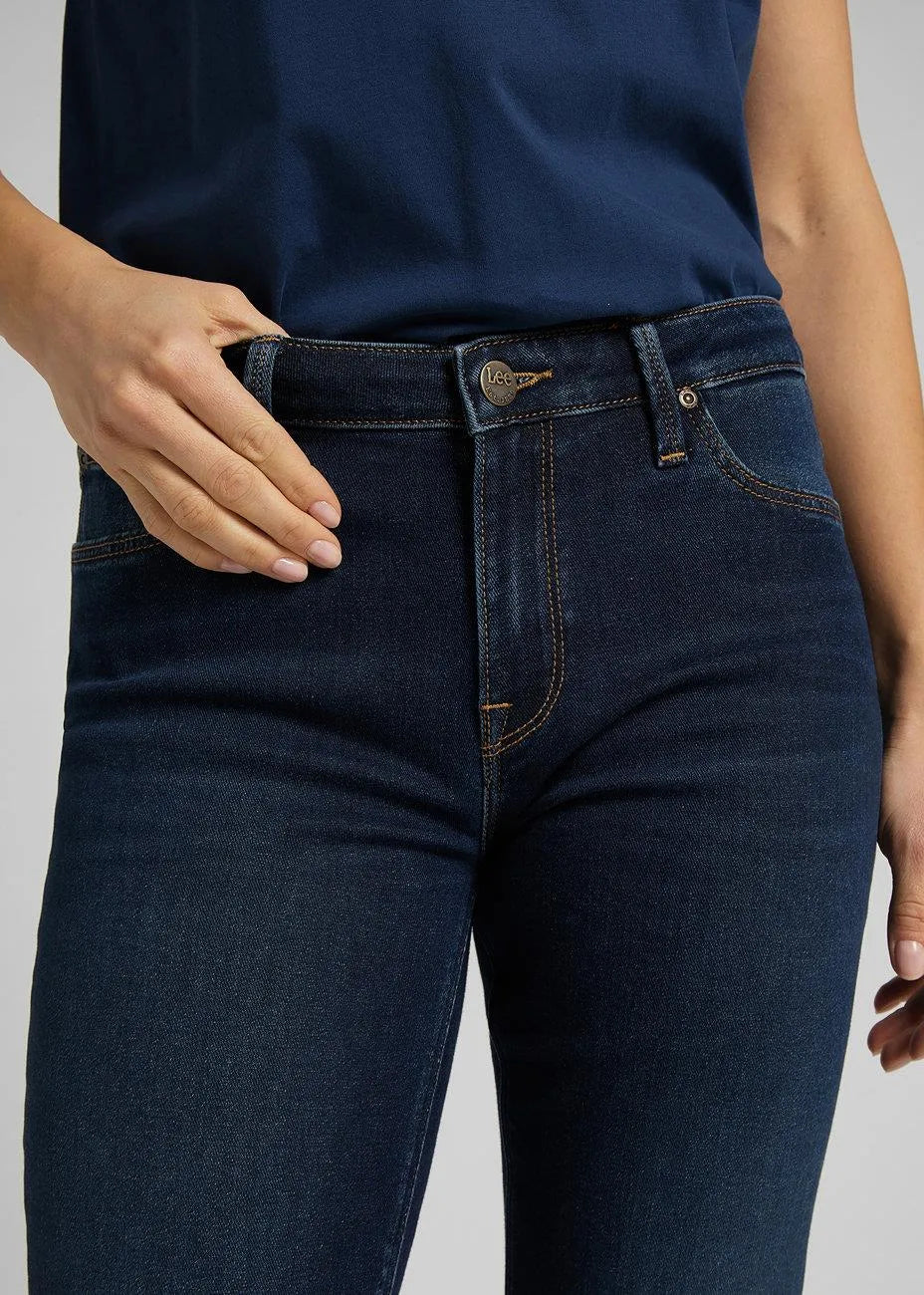 Damskie Spodnie Jeansowe Lee Elly Dark Rook L305NOXE 112106131