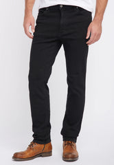 Męskie Spodnie Jeansowe Mustang Tramper Tapered Denim Black 1005088 4000 800