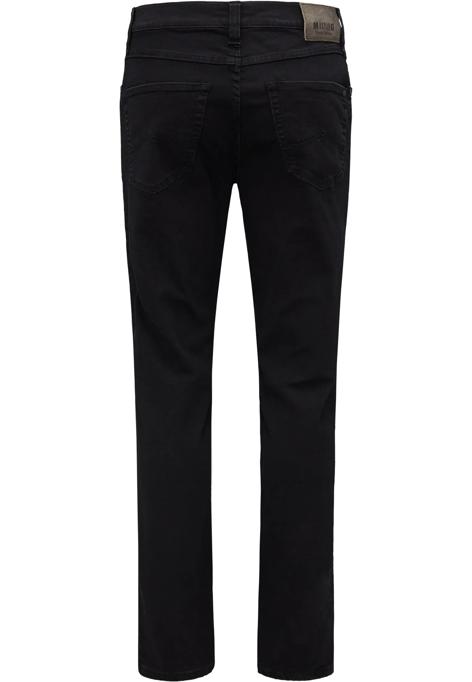 Męskie Spodnie Jeansowe Mustang Tramper Tapered Denim Black 1005088 4000 800