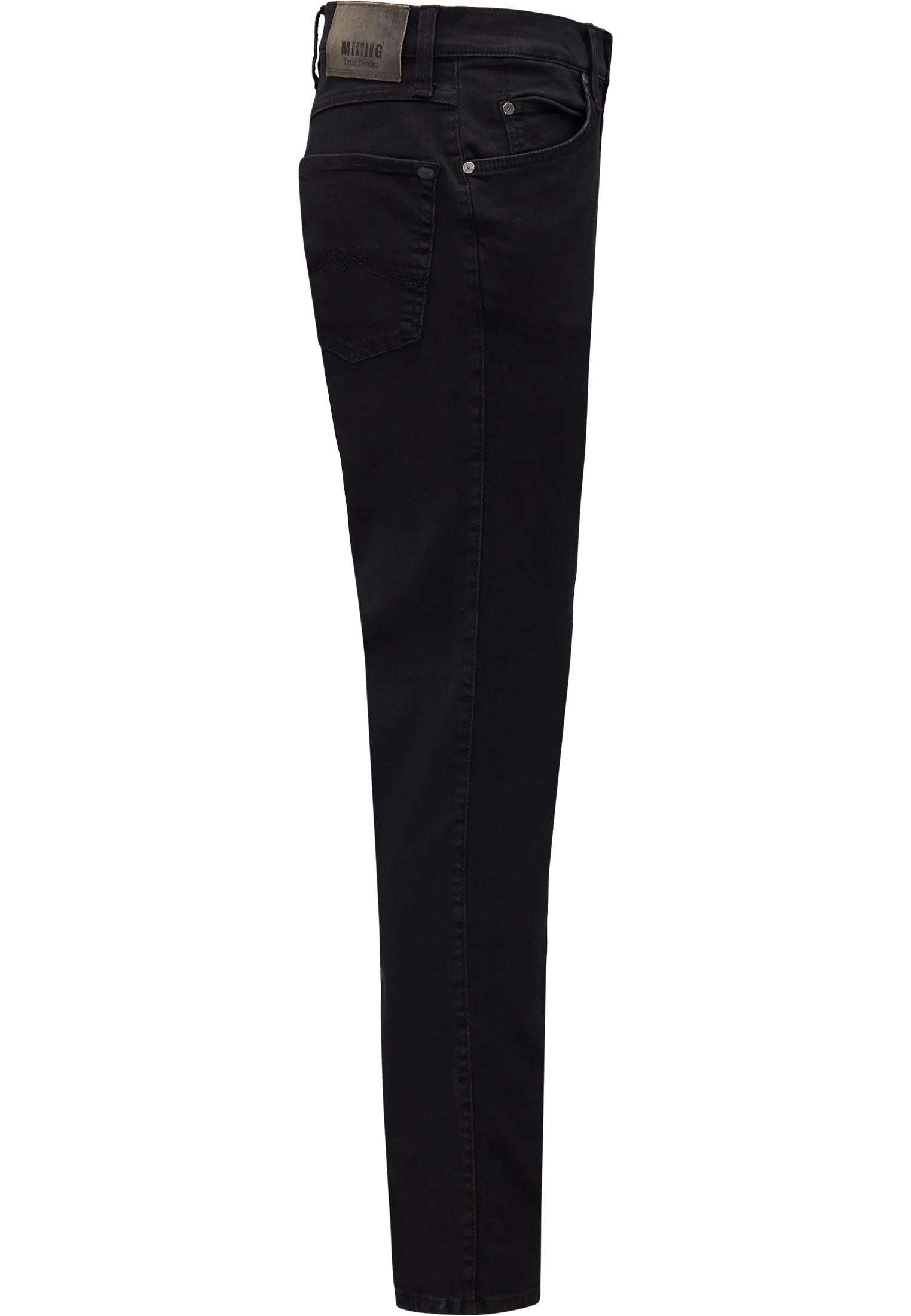 Męskie Spodnie Jeansowe Mustang Tramper Tapered Denim Black 1005088 4000 800