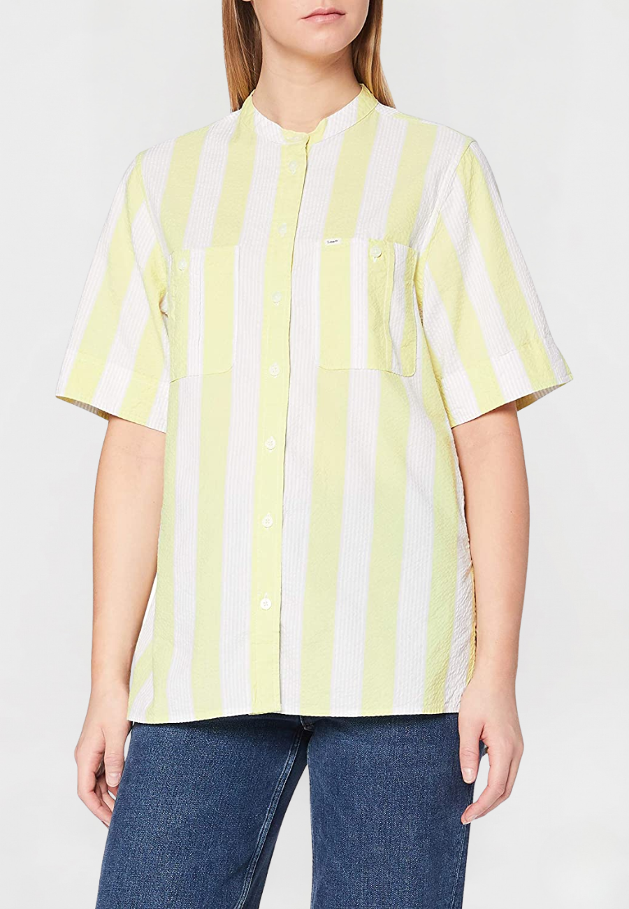 Lee Half Sleeve Shirt Damska Koszula Lime Juice L49WZIQI 112111138
