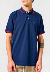 Męska Koszulka Polo Wrangler Polo Shirt Navy 112350403