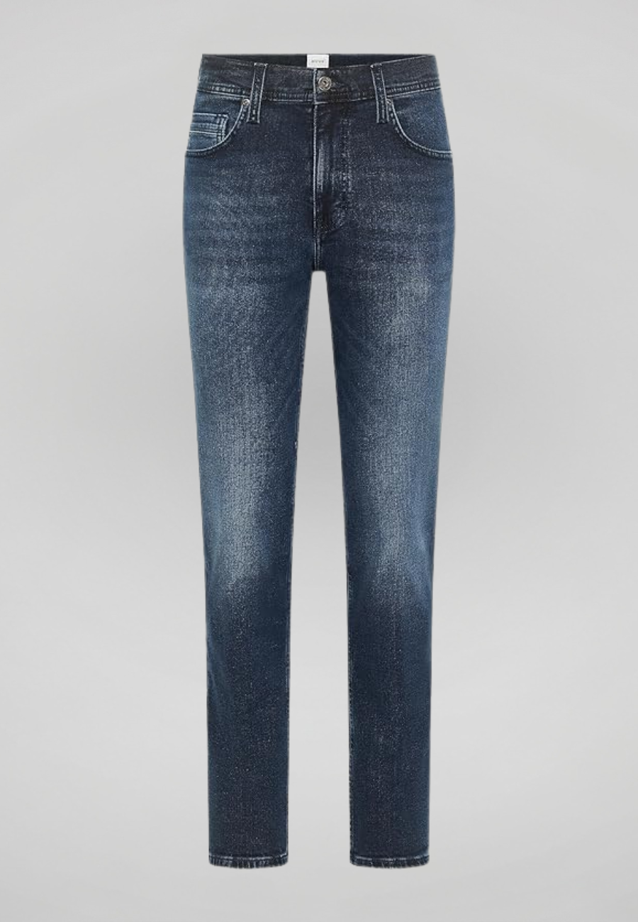 Męskie Spodnie Jeansowe Mustang Style Washington Straight Denim Blue 1014704 5000 882