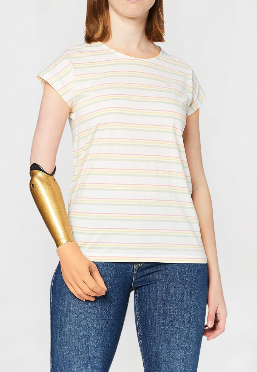 Damska Koszulka Lee Cap Sleeve Tee La Pink L41FJXNL 112108939