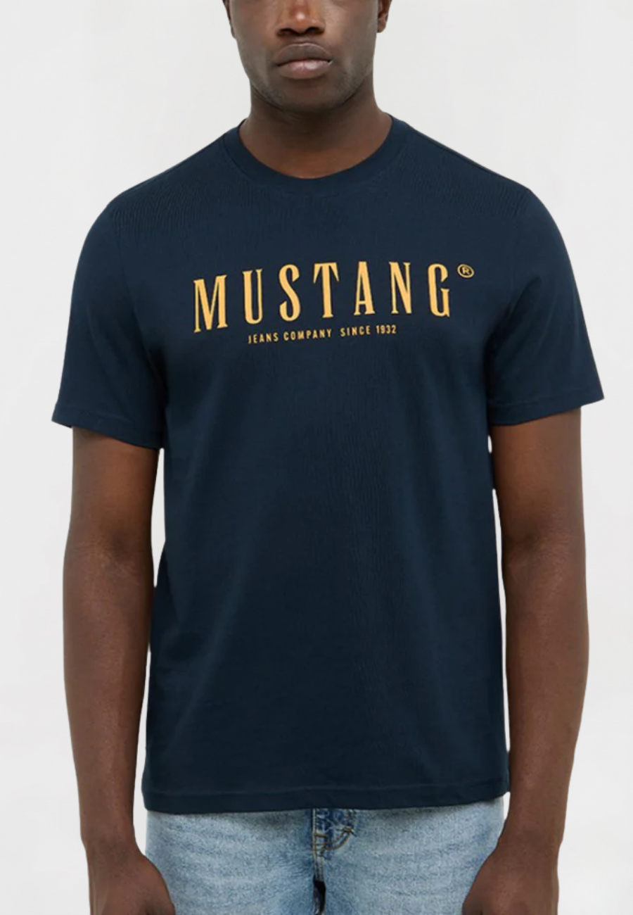 Męski T-Shirt Mustang Style Austin Dark Sapphire 1016853 4136