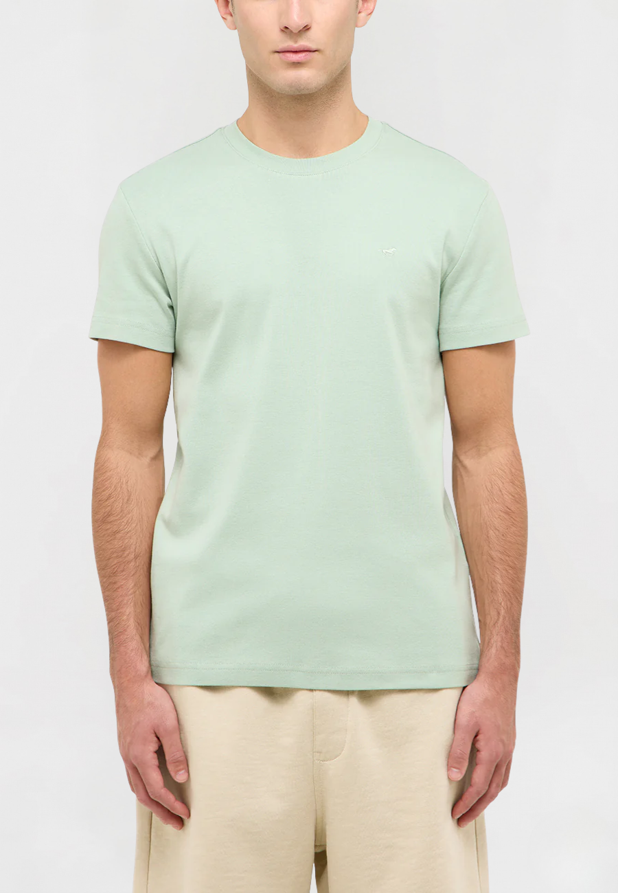 Męski T-Shirt Mustang Style Allen Frosty Green 1016486 6180