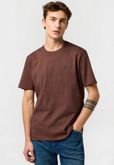 MESKA KOSZULKA WRANGLER SIGN OFF TEE MAHOGANY 112371484