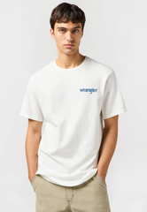 Męska Koszulka Wrangler Graphic Tee Worn White 112362835