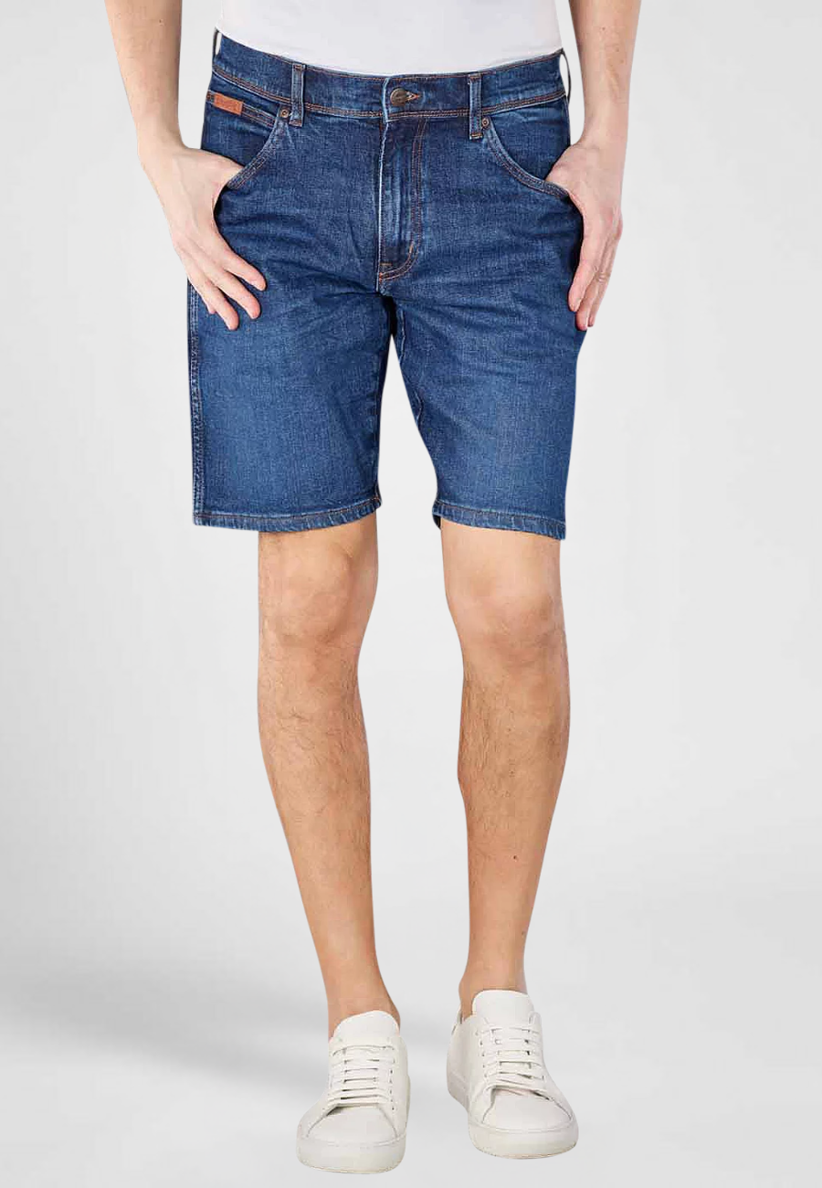 Męskie Szorty Jeansowe Wrangler Texas Blue Soul 112350657 W11C017997