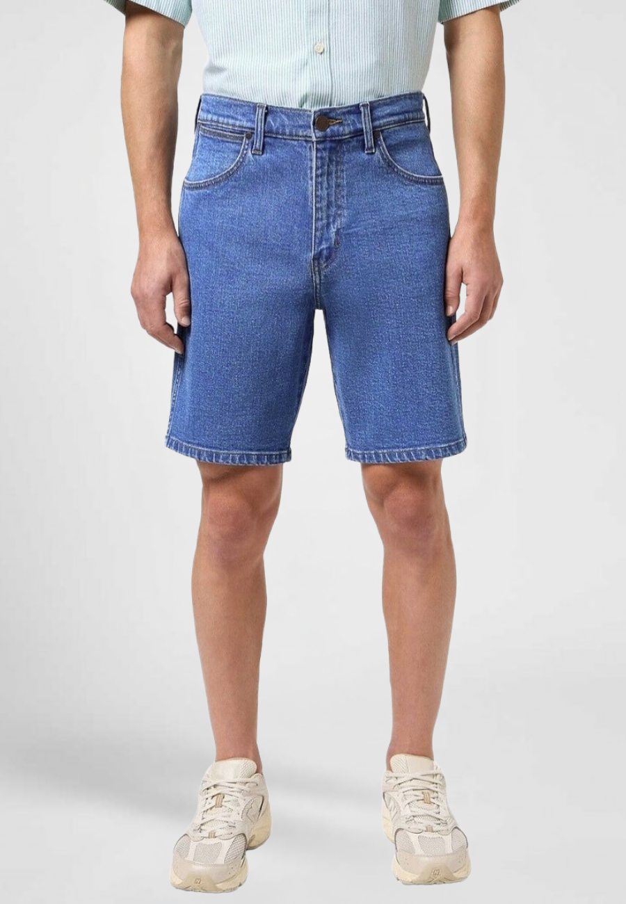 Męskie Spodenki Jeansowe Szorty Wrangler Frontier Short Wave 112362337