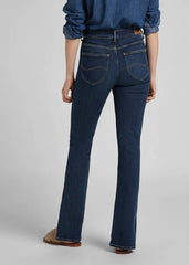 DAMSKIE SPODNIE JEANSOWE LEE BREESE BOOT DARK BRISTOL L31TNCXU 112107294